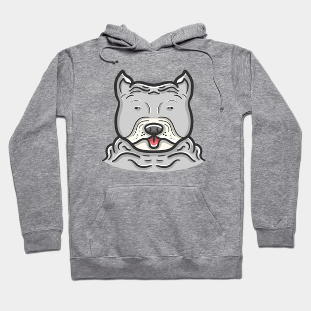 American Bully Dog Hoodie by happymonday